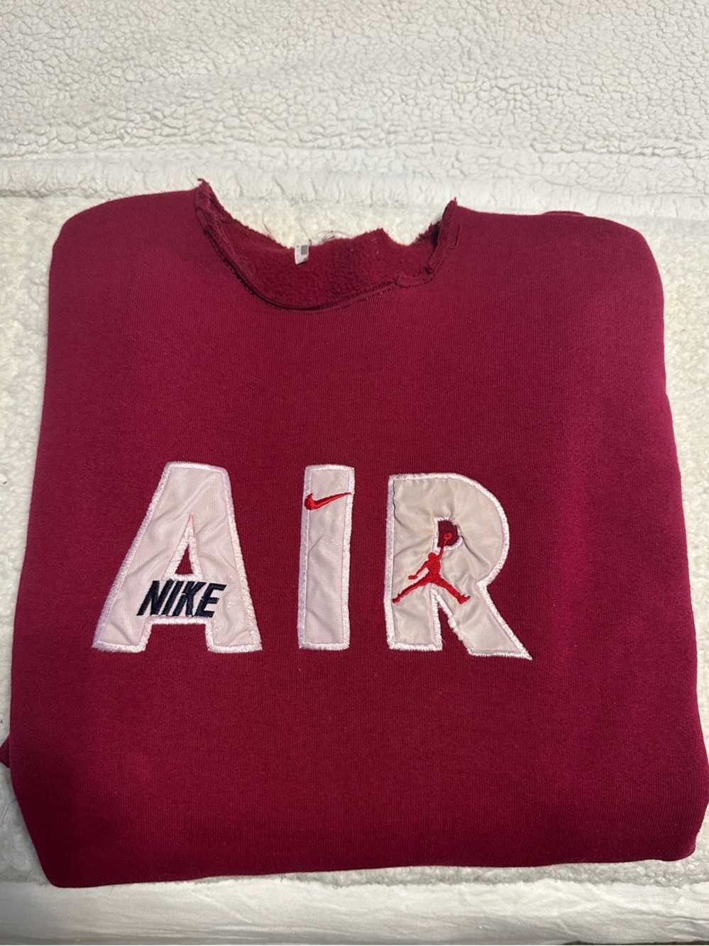 Vintage Maroon Nike Sweatshirt